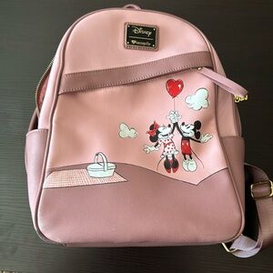 Loungefly Disney Mickey Mouse And Minnie Mouse Balloon Mini Backpack